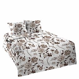 Комплект постельного белья 1,5-спальный, бязь Шуйская ГОСТ (Вальс, бежевый)